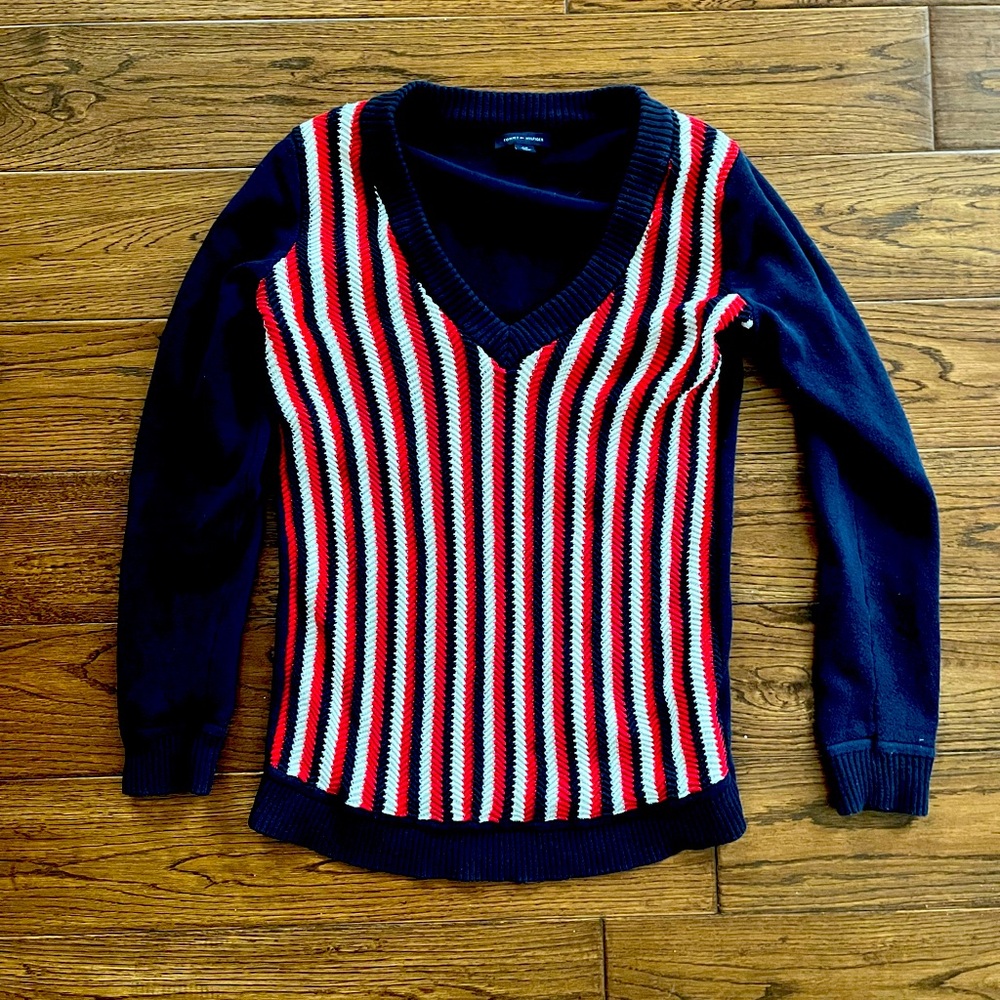 Tommy Hilfiger Sweater - Navy, Red, and White